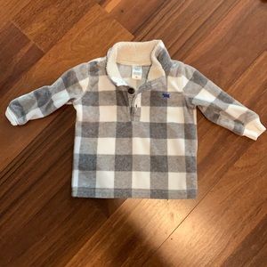 Caters 9 month quarter button pullover